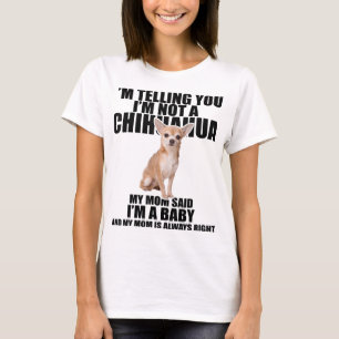 T-shirt Chihuahua Dog Je vous dis que je ne suis pas un Ch