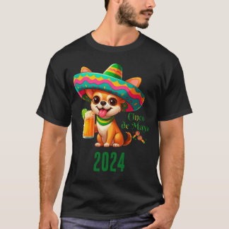 T-shirt Chihuahua du Cinco De Mayo
