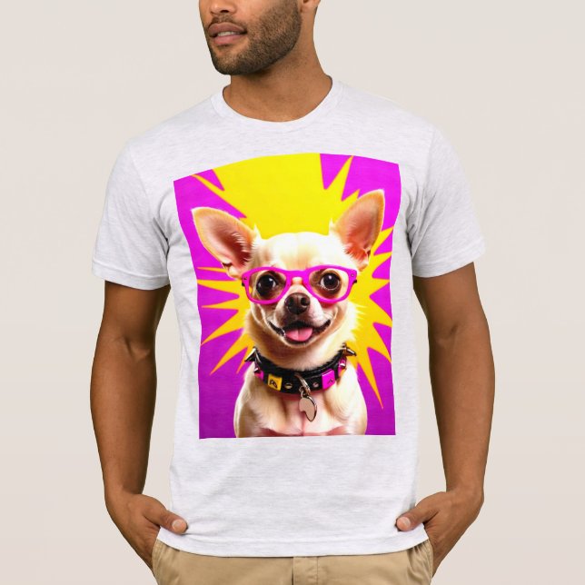 T-SHIRT CHIHUAHUA ÉCLAIRANT (Devant)