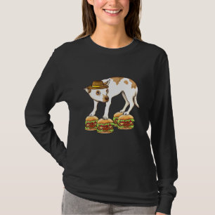 T-shirt Chihuahua En Équilibre Casquette Sur Hamburgers Da