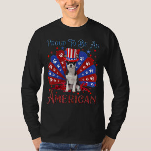 T-shirt Chihuahua Fier D'Être Un Drapeau Américain América