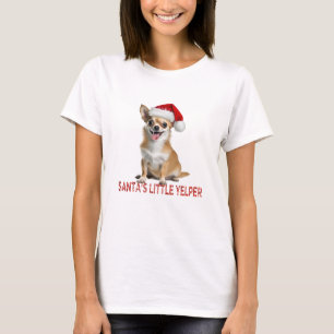 T-shirt CHIHUAHUA Le petit aboyeur du Père Noël Chien de N