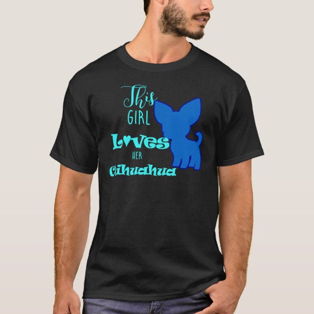 T-shirt Chihuahua Love ! (Devant)