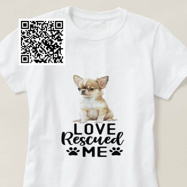 T-shirt Chihuahua Love Me Secourt (Créateur téléchargé)