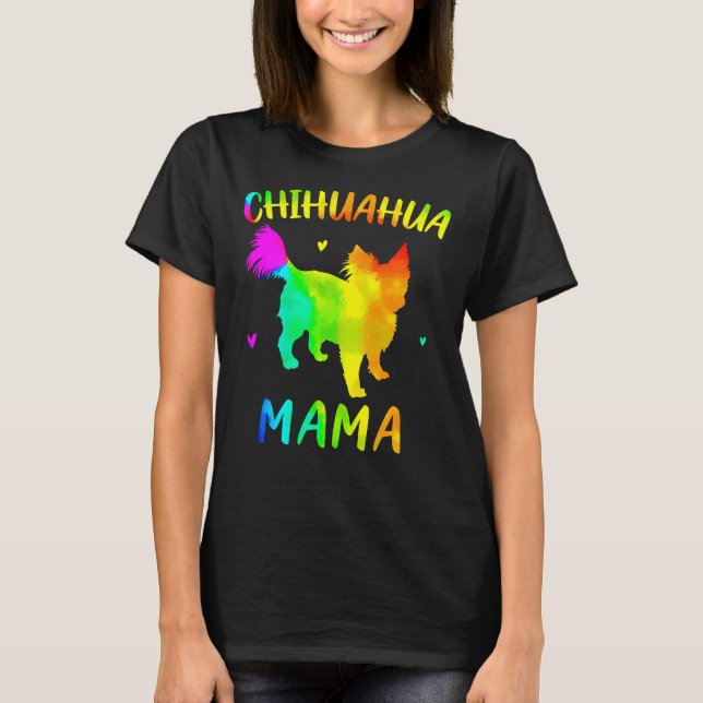 T-shirt Chihuahua Mama (Devant)