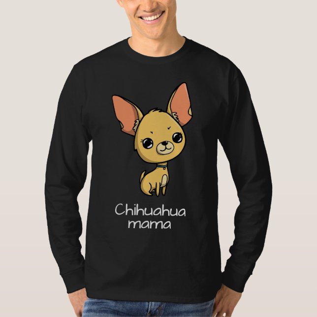 T-shirt Chihuahua Mama (Devant)