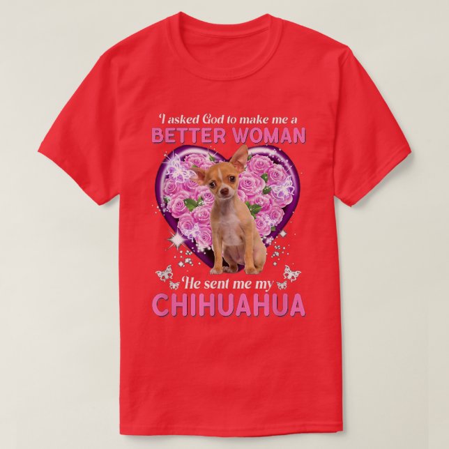 T-shirt Chihuahua Mama Chien Maman Chien Propriétaire de C (Design devant)