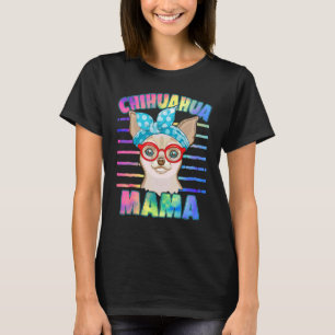 T-shirt Chihuahua Mama Couleurs Chi Chi Présente Chien Mam