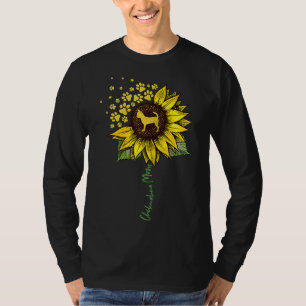 T-shirt Chihuahua Maman Fleur de soleil Chiwawa Chig Maman