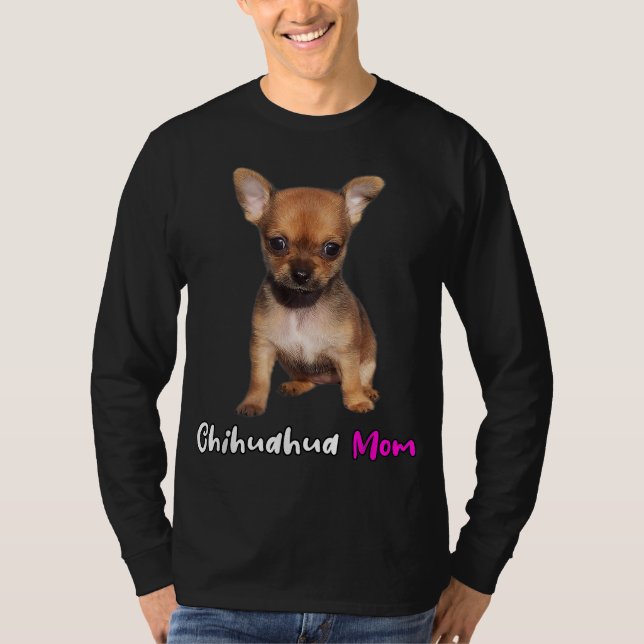 T-shirt Chihuahua mère chiens chiots cadeau (Devant)