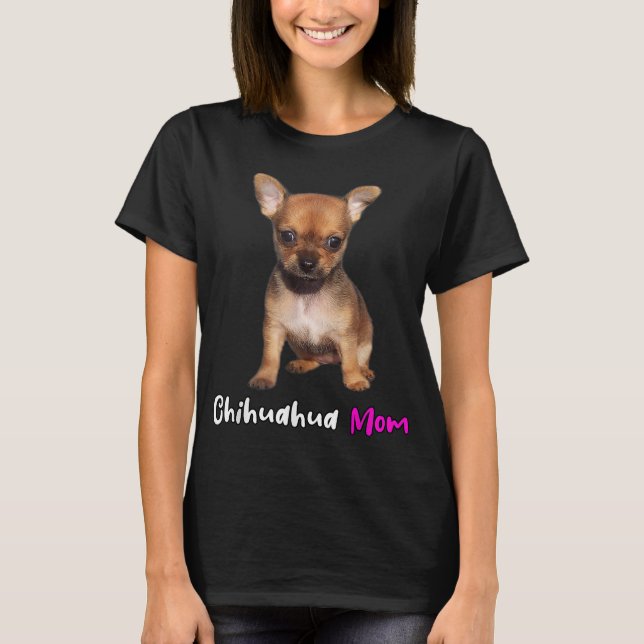 T-shirt Chihuahua mère chiens chiots cadeau (Devant)