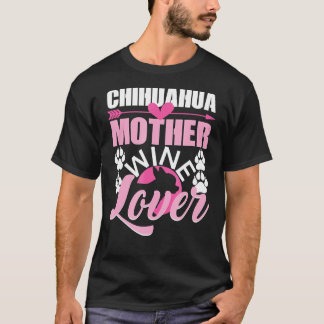 T-shirt Chihuahua Mère Vin Chien Maman Chihuahua