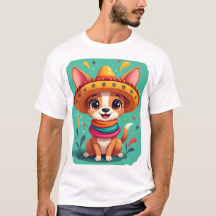 T-shirt Chihuahua Mexique Cinco de Mayo Chien Drôle (