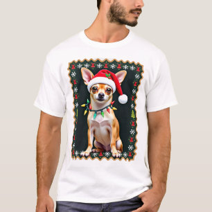 T-shirt Chihuahua Noël Santa Sweatshirt Horrible Chien Amo