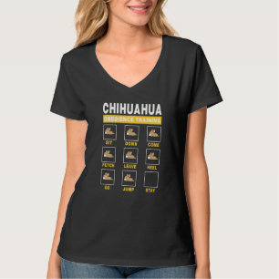 T-shirt Chihuahua Obedience Training Guide de chien à l'in