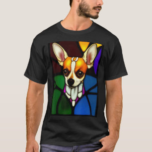 T-shirt Chihuahua - Pop Art en verre tendu