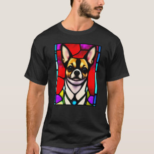T-shirt Chihuahua - Pop Art en verre tendu Premium_2