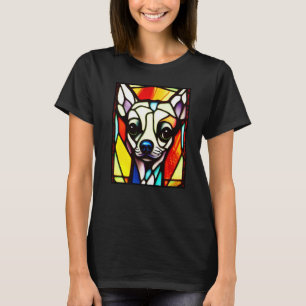 T-shirt Chihuahua - Pop Art en verre tendu Premium_4