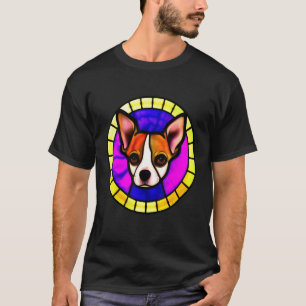 T-shirt Chihuahua - Pop en verre tendu Art_1