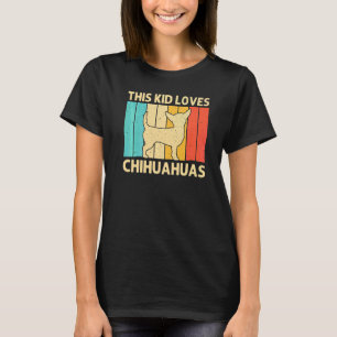 T-shirt Chihuahua pour enfants garçons propriétaire d'anim