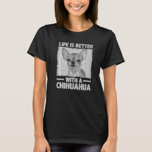 T-shirt Chihuahua pour hommes femmes propriétaire de Chihu