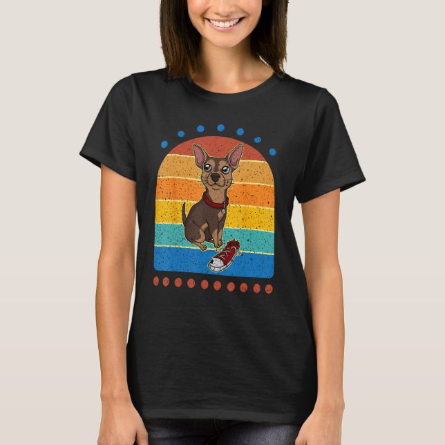 T-shirt Chihuahua propriétaire de chiots (Devant)