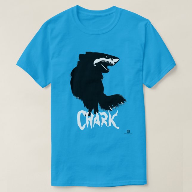 T-shirt Chihuahua + requin = Chark (Design devant)