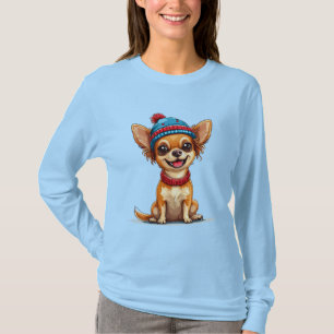T-shirt Chihuahua souriant adorable
