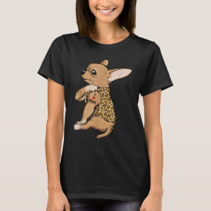 T-shirt Chihuahua Tattoo I Love Mom