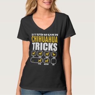 T-shirt Chihuahua têtu Tricks drôle