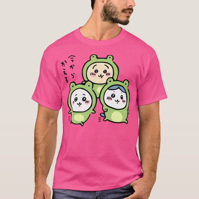 T-shirt Chiikawa Et Ses Amis - Grenouilles (Devant)
