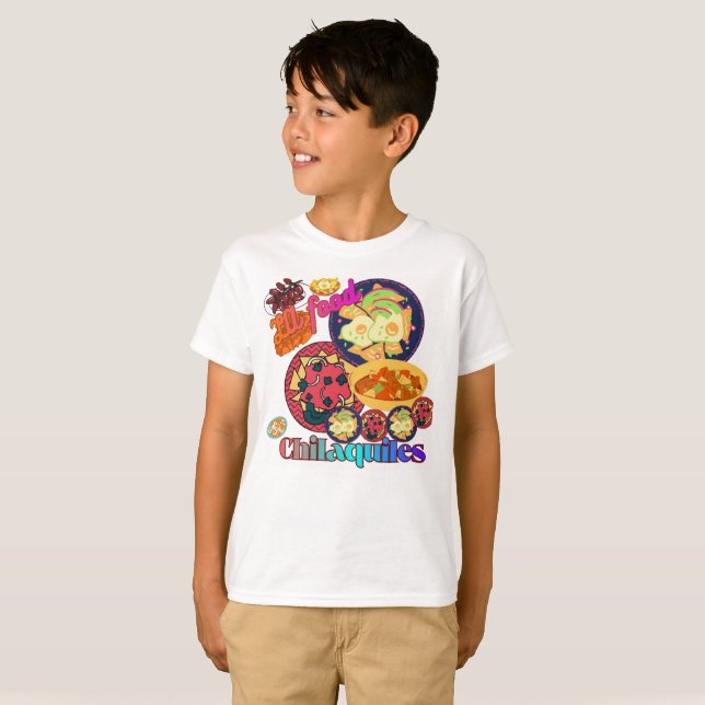 T-shirt Chilaquiles de Los Angeles (Devant entier)