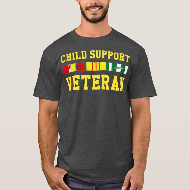 T-shirt Child Support Veteran (Devant)