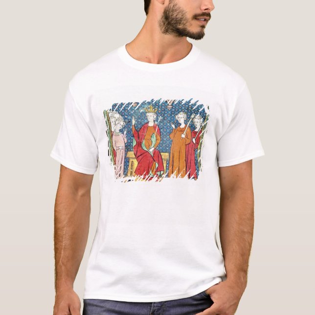 T-shirt Childeric II, roi de Merovingian d'Austrasia (Devant)