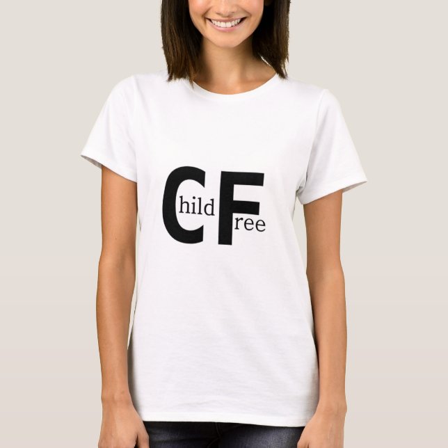 T-shirt Childfree (Devant)