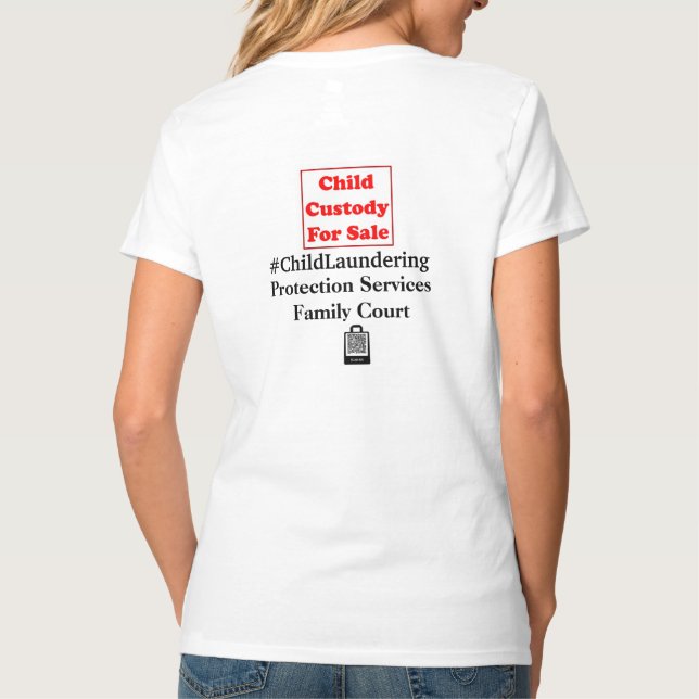 T-shirt #ChildLaundering - Garde à vendre (Dos)