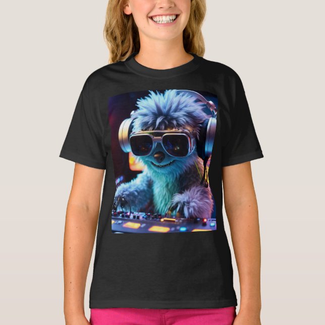 T-shirt Children bat la musique dans le style (Devant)