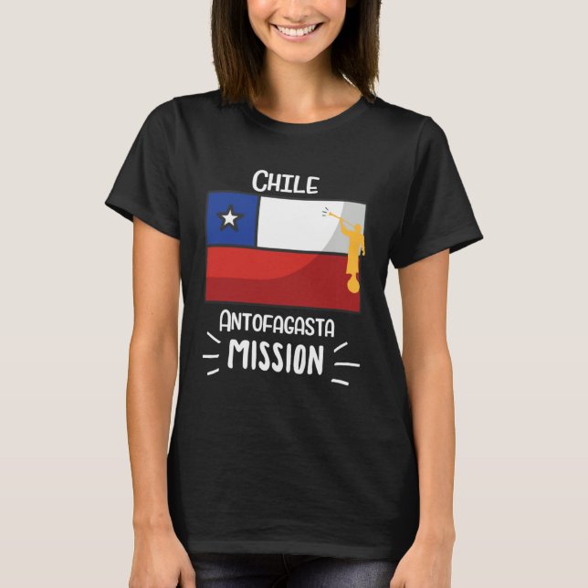 T-shirt Chile Antofagasta Mormon LDS Mission Missionary (Devant)