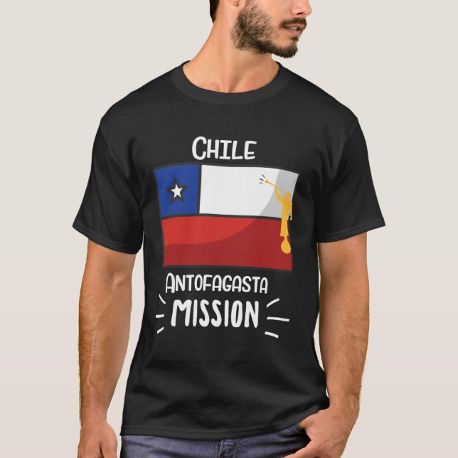 T-shirt Chile Antofagasta Mormon LDS Mission Missionary (Devant)