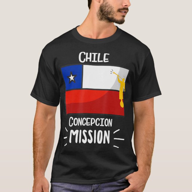 T-shirt Chile Concepcion Mormon LDS Mission Missionary (Devant)