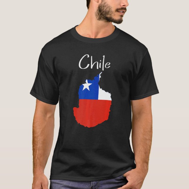 T-shirt Chile Flag Chilean  Chile  for women and men (Devant)