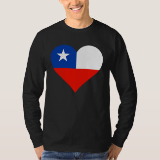 T-shirt Chile Flag Heart Chile Love Chile