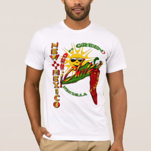 T-shirt Chilé, rouge ou vert du Nouveau Mexique ?