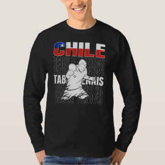 T-shirt Chile Table Tennis   Support Chilean Ping Pong Tea