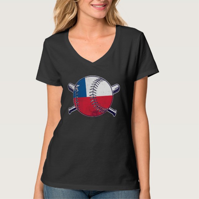 T-shirt Chilean Baseball Sport Chile Baseball Team (Devant)