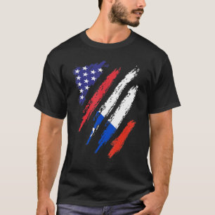 T-shirt Chili Américain Drapeau Cultivé USA Patriot Hérita