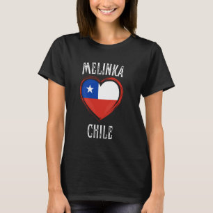 T-shirt Chili Drapeau Coeur Melinka City