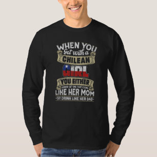T-shirt Chili Drapeau Fiers Chiliens Hommes & Femmes