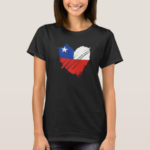 T-shirt Chili Drapeau J'aime Chili C'est dans mon ADN pour