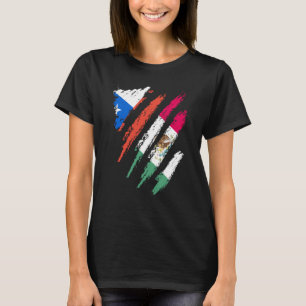 T-shirt Chili Drapeau Mexique Gros Patriot Pays Stripes